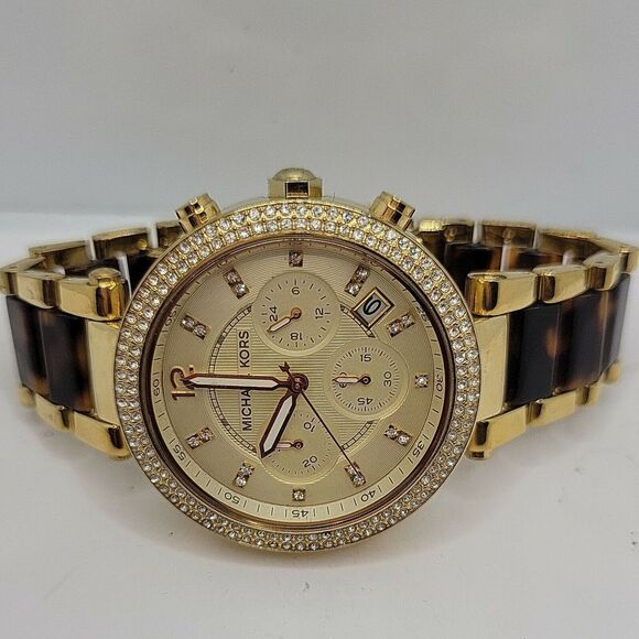 MICHAEL KORS Parker MK5688 Women Stainless Steel Analog Dial Quartz Watch AM569 - Picture 7 of 10